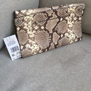 Xmas SALE Michael Kors Satchel Cover Bag Embossed Leather